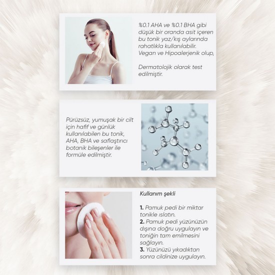 Coreanna AHA / BHA Siyah Nokta Karşıtı Toner 150 ML 